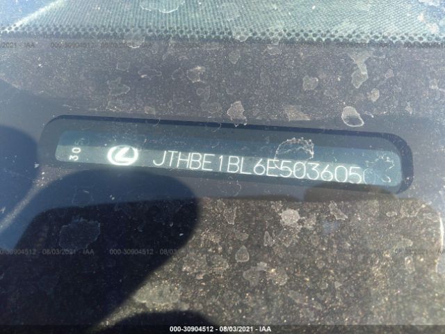 Photo 8 VIN: JTHBE1BL6E5036050 - LEXUS GS 350 