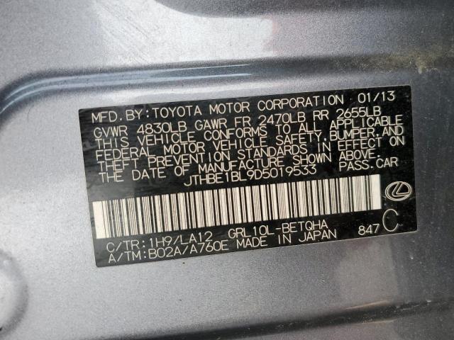 Photo 11 VIN: JTHBE1BL9D5019533 - LEXUS GS 350 