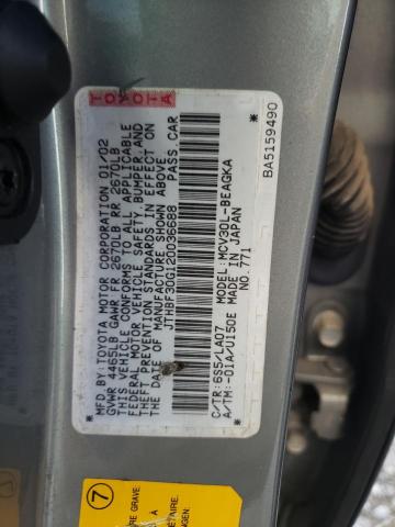 Photo 11 VIN: JTHBF30G120036688 - LEXUS ES 300 