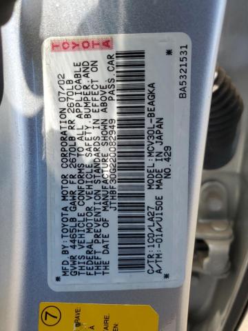 Photo 11 VIN: JTHBF30G220082949 - LEXUS ES300 