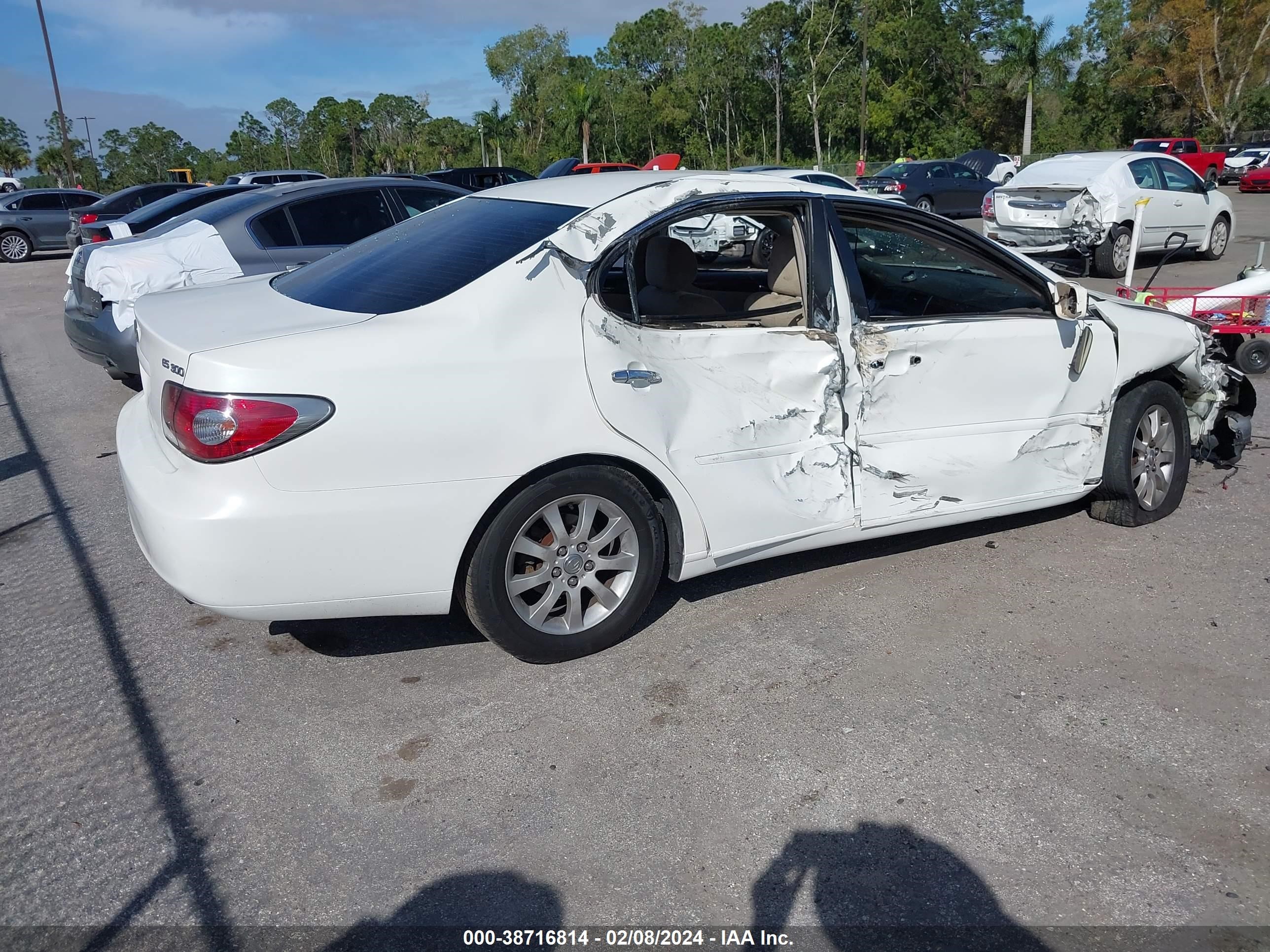 Photo 3 VIN: JTHBF30G830124834 - LEXUS ES 