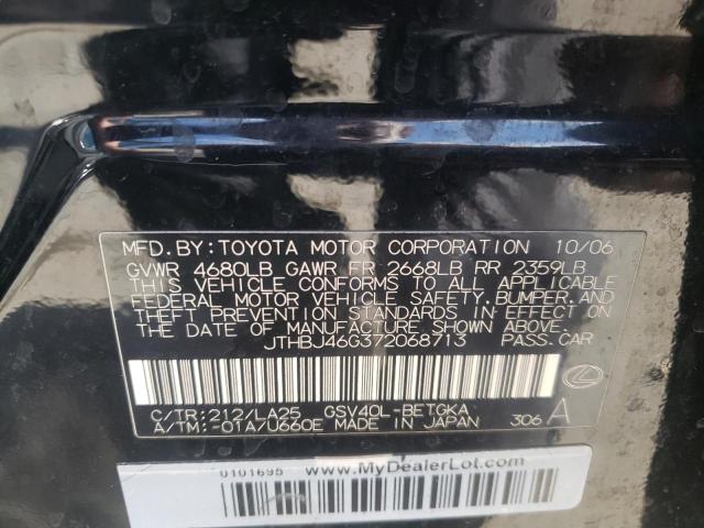 Photo 12 VIN: JTHBJ46G372068713 - LEXUS ES350 