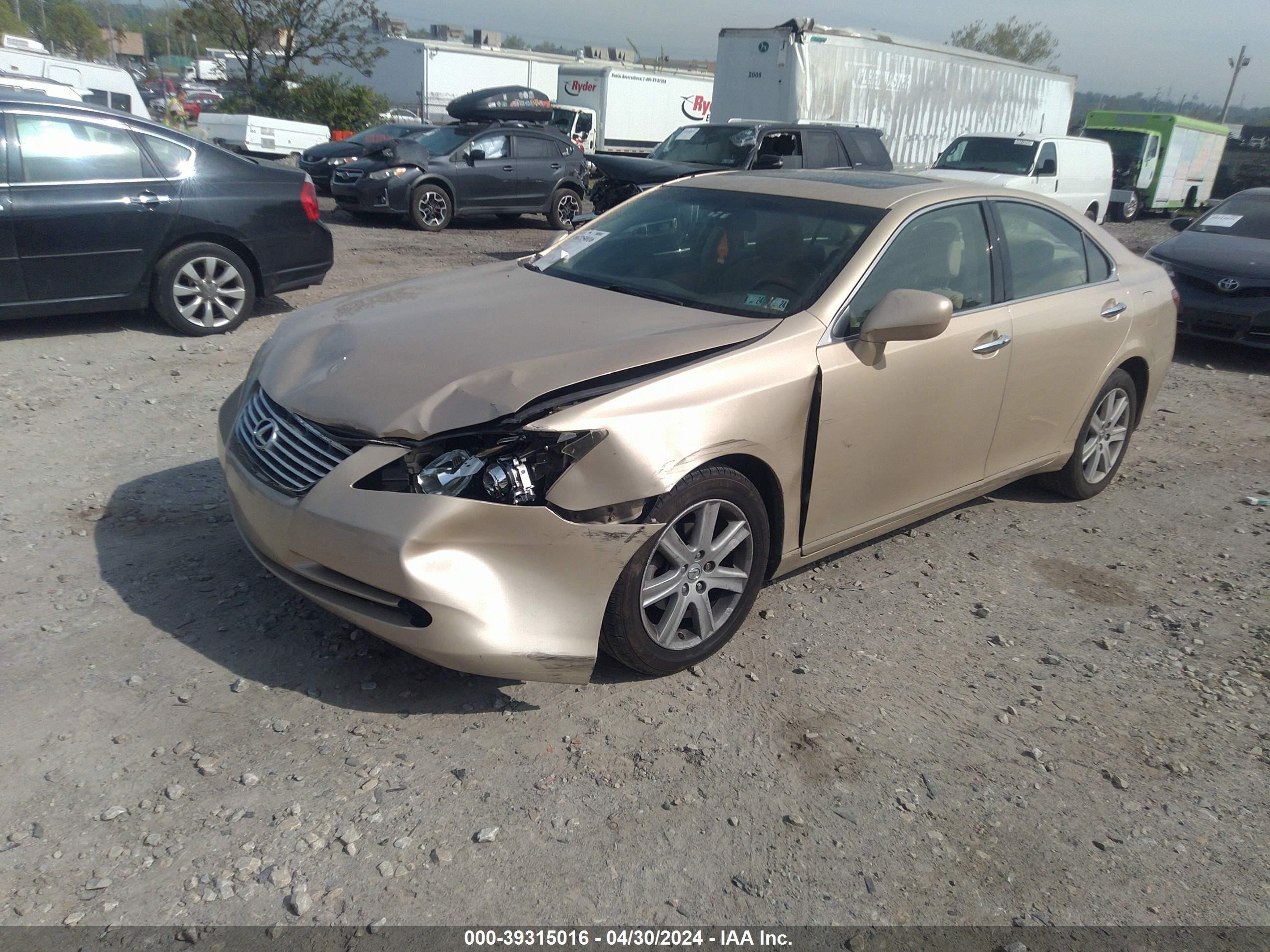 Photo 1 VIN: JTHBJ46G372070459 - LEXUS ES 