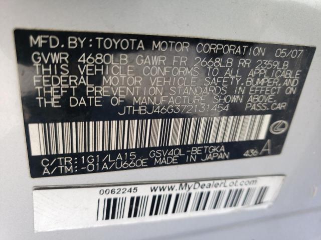 Photo 11 VIN: JTHBJ46G372131454 - LEXUS ES 350 