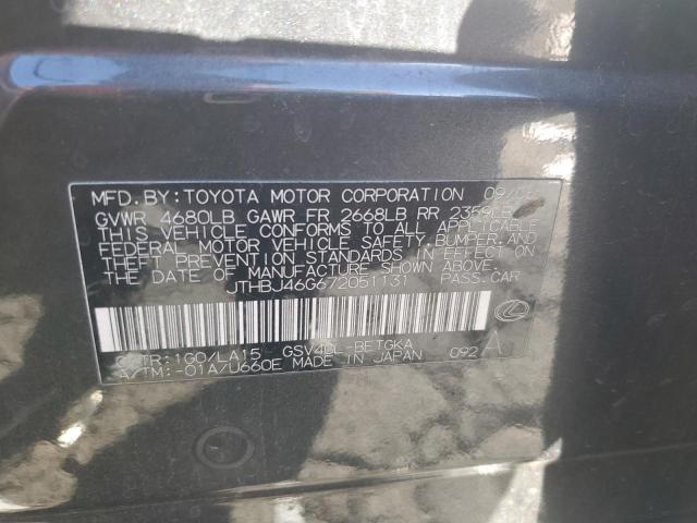 Photo 11 VIN: JTHBJ46G672051131 - LEXUS ES350 