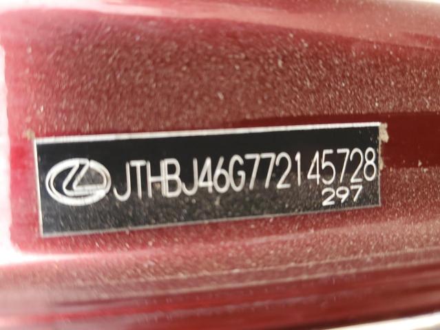 Photo 11 VIN: JTHBJ46G772145728 - LEXUS ES350 