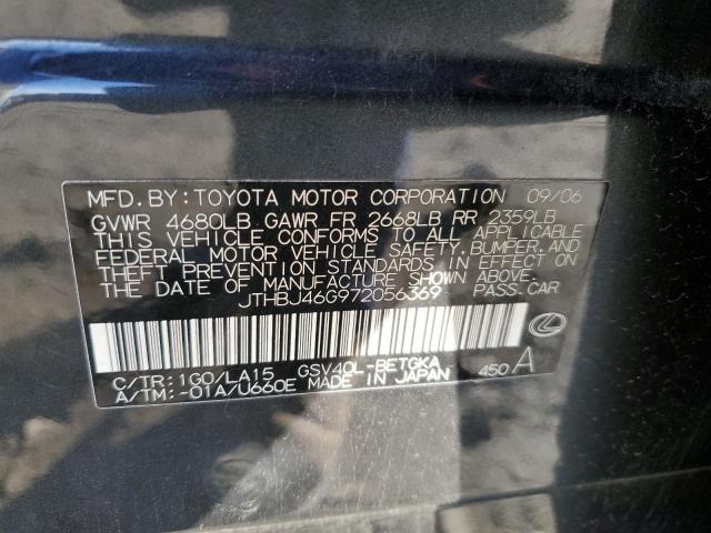 Photo 11 VIN: JTHBJ46G972056369 - LEXUS ES350 