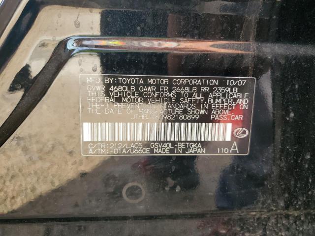 Photo 12 VIN: JTHBJ46G982180899 - LEXUS ES 350 