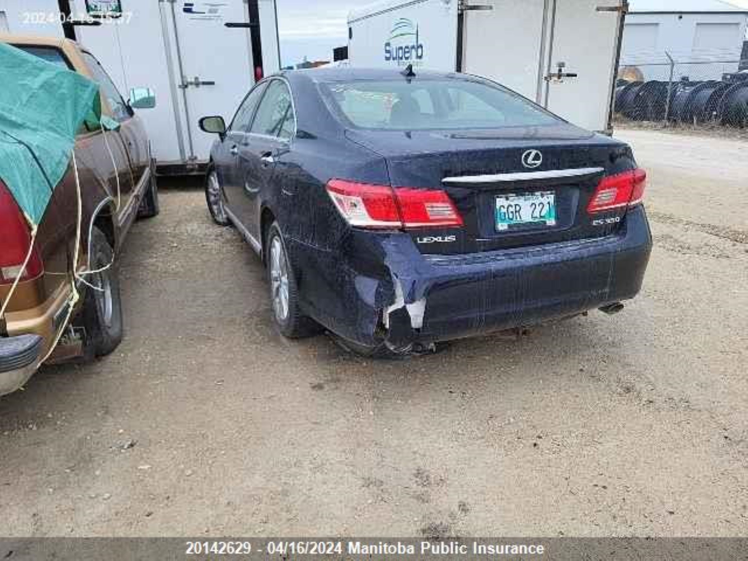 Photo 2 VIN: JTHBK1EG9A2392513 - LEXUS ES 