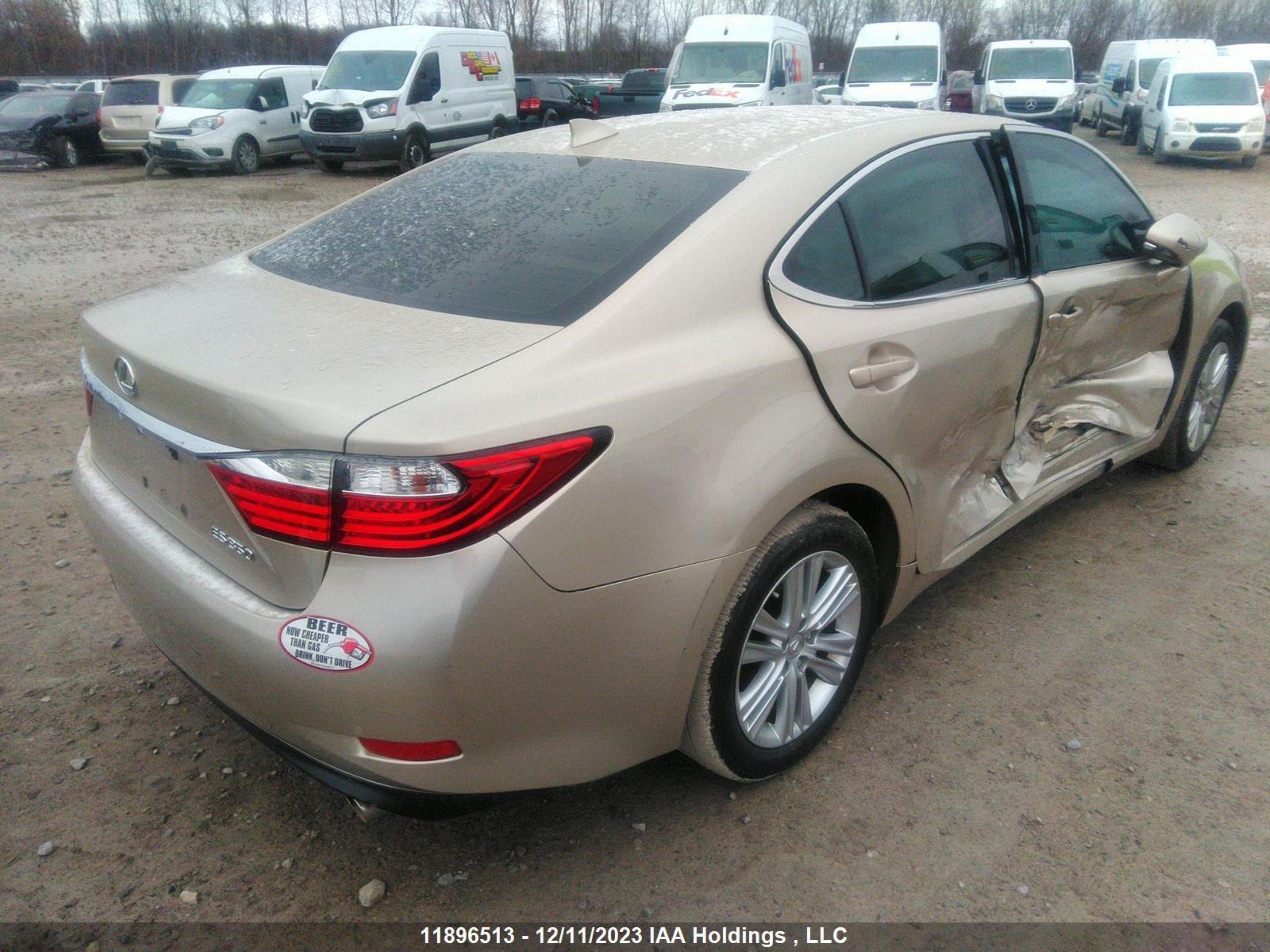 Photo 3 VIN: JTHBK1GG5F2173357 - LEXUS ES 