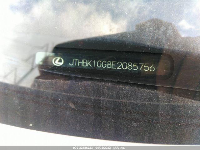 Photo 8 VIN: JTHBK1GG8E2085756 - LEXUS ES 350 