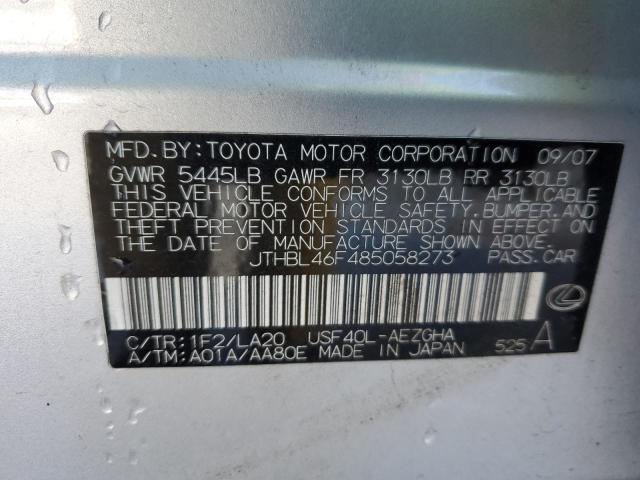 Photo 11 VIN: JTHBL46F485058273 - LEXUS LS460 