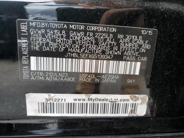 Photo 11 VIN: JTHBL5EFXG5139347 - LEXUS LS 460 