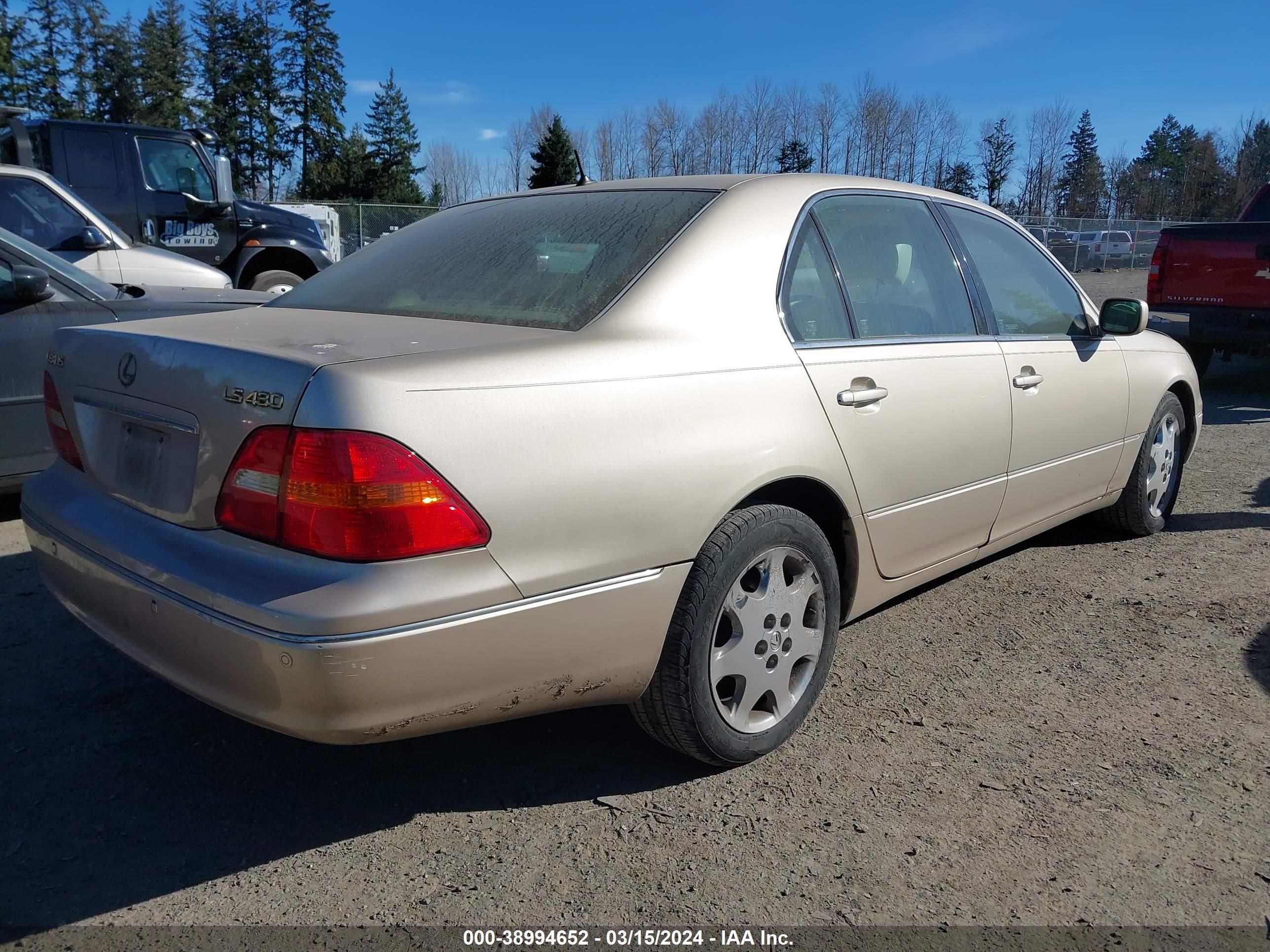 Photo 3 VIN: JTHBN30F020062404 - LEXUS LS 