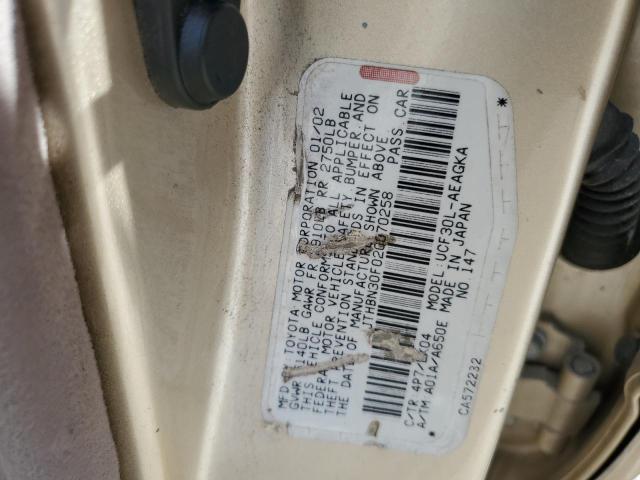 Photo 11 VIN: JTHBN30F020070258 - LEXUS LS 430 