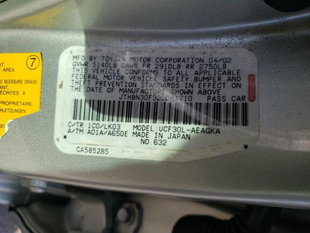 Photo 11 VIN: JTHBN30F320081710 - LEXUS LS 430 