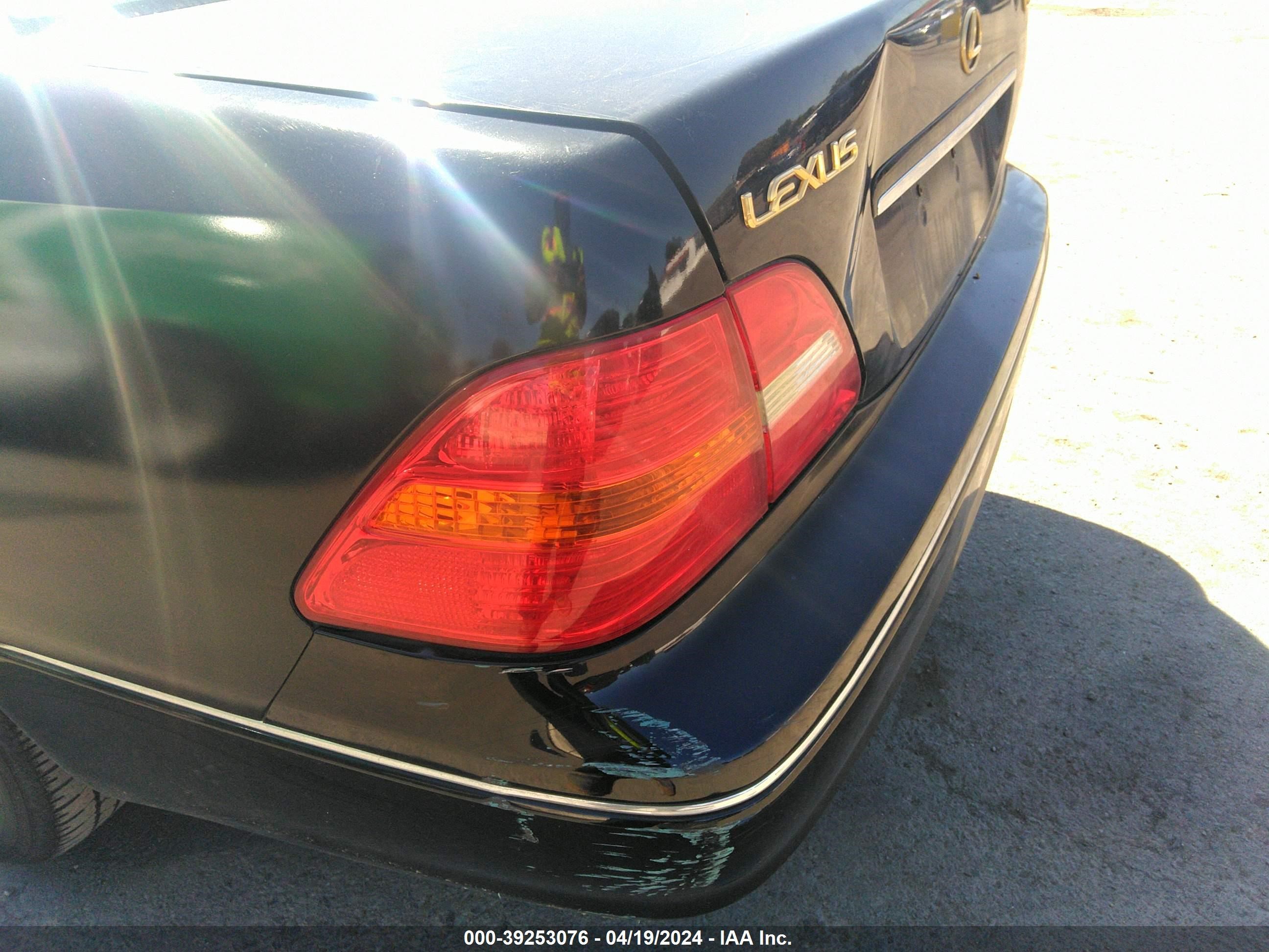 Photo 5 VIN: JTHBN30F810028029 - LEXUS LS 