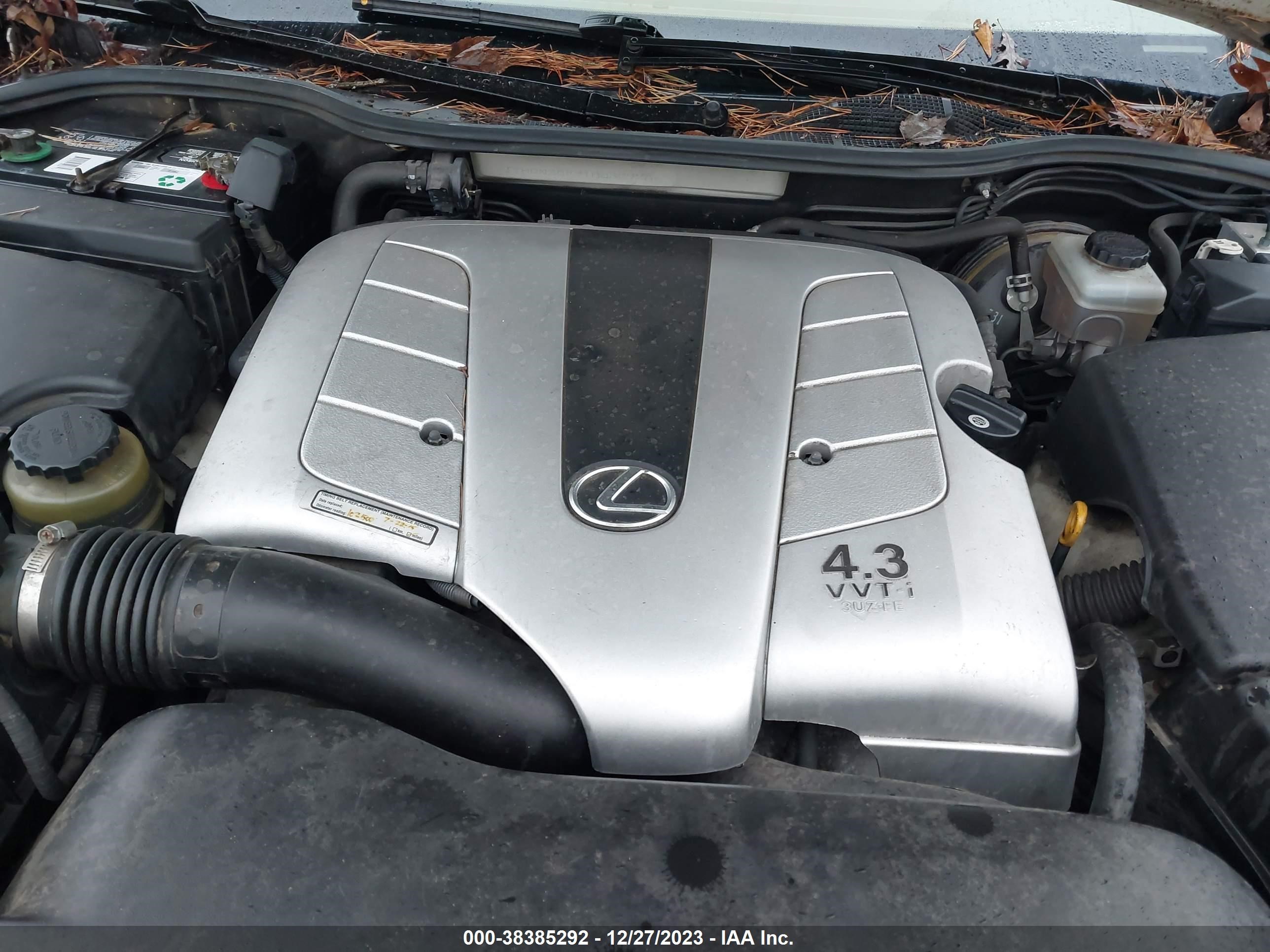 Photo 9 VIN: JTHBN30F910039928 - LEXUS LS 