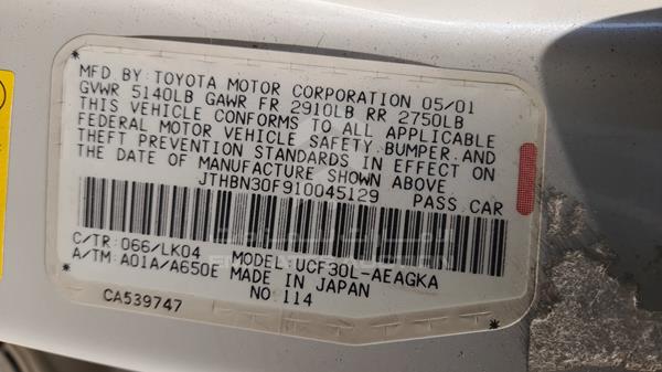 Photo 2 VIN: JTHBN30F910045129 - LEXUS LS 430 