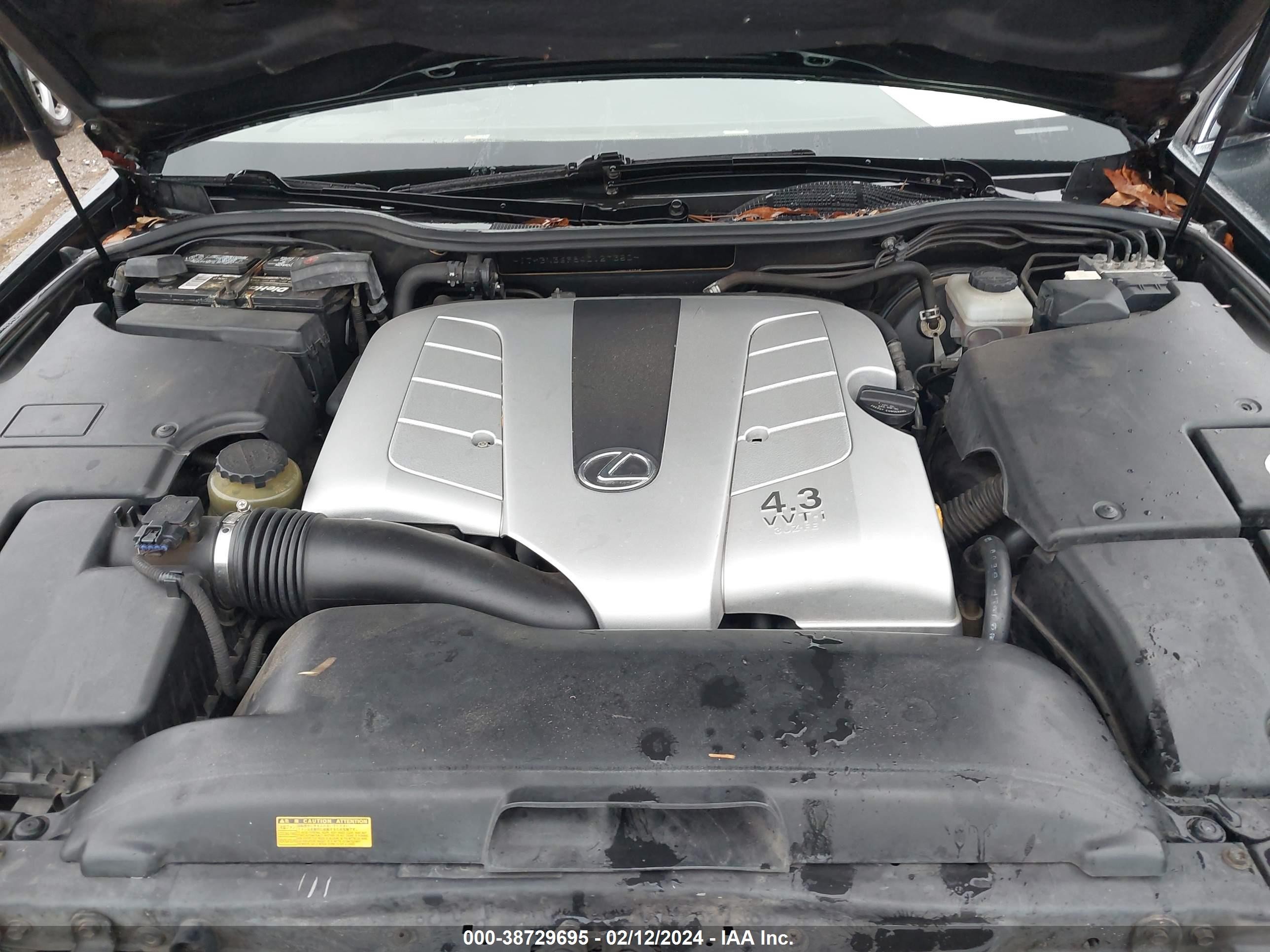 Photo 9 VIN: JTHBN36F840127350 - LEXUS LS 