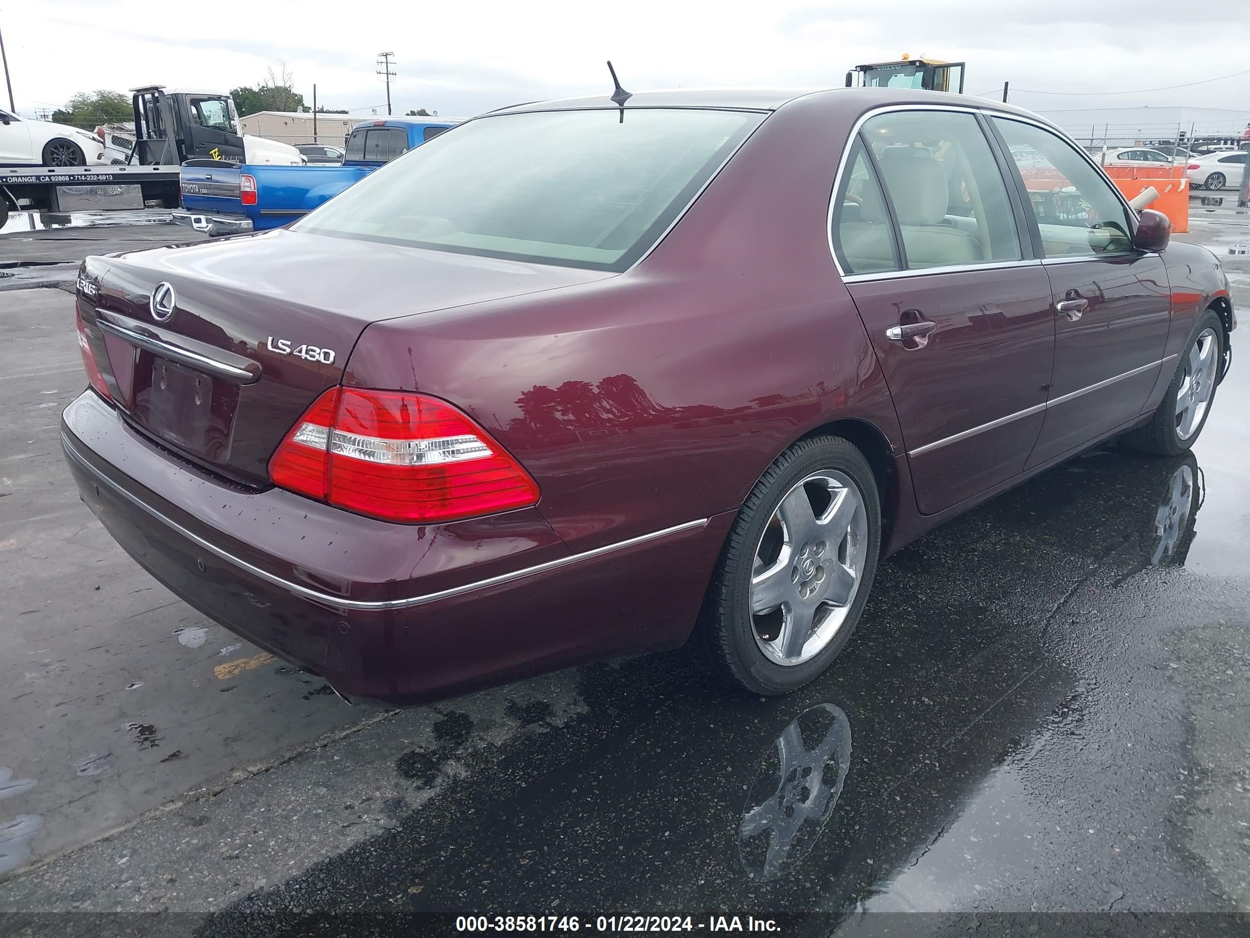 Photo 3 VIN: JTHBN36F865037279 - LEXUS LS 