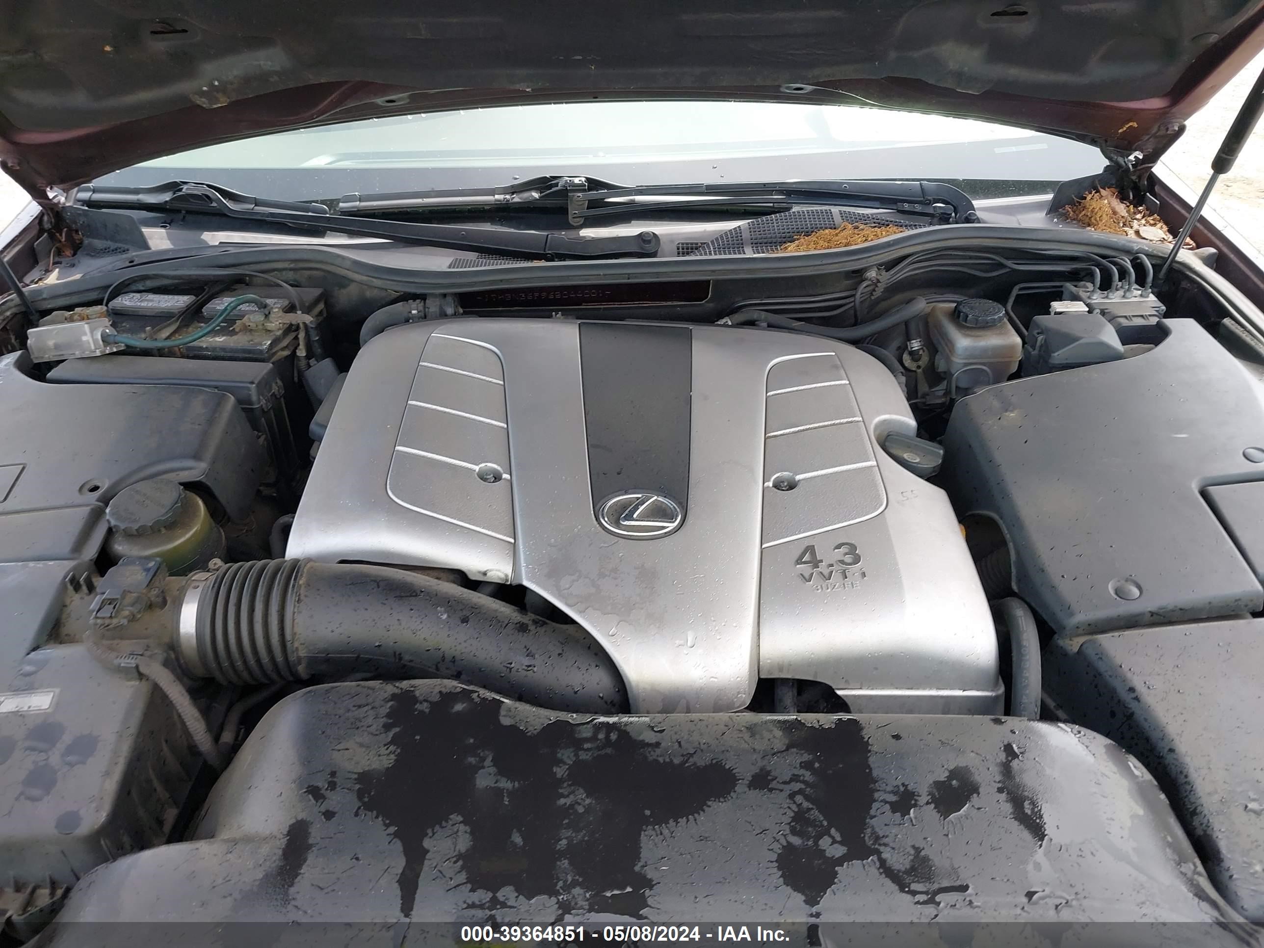 Photo 9 VIN: JTHBN36F965044001 - LEXUS LS 