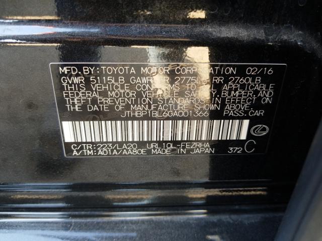 Photo 9 VIN: JTHBP1BL6GA001366 - LEXUS GS-F 