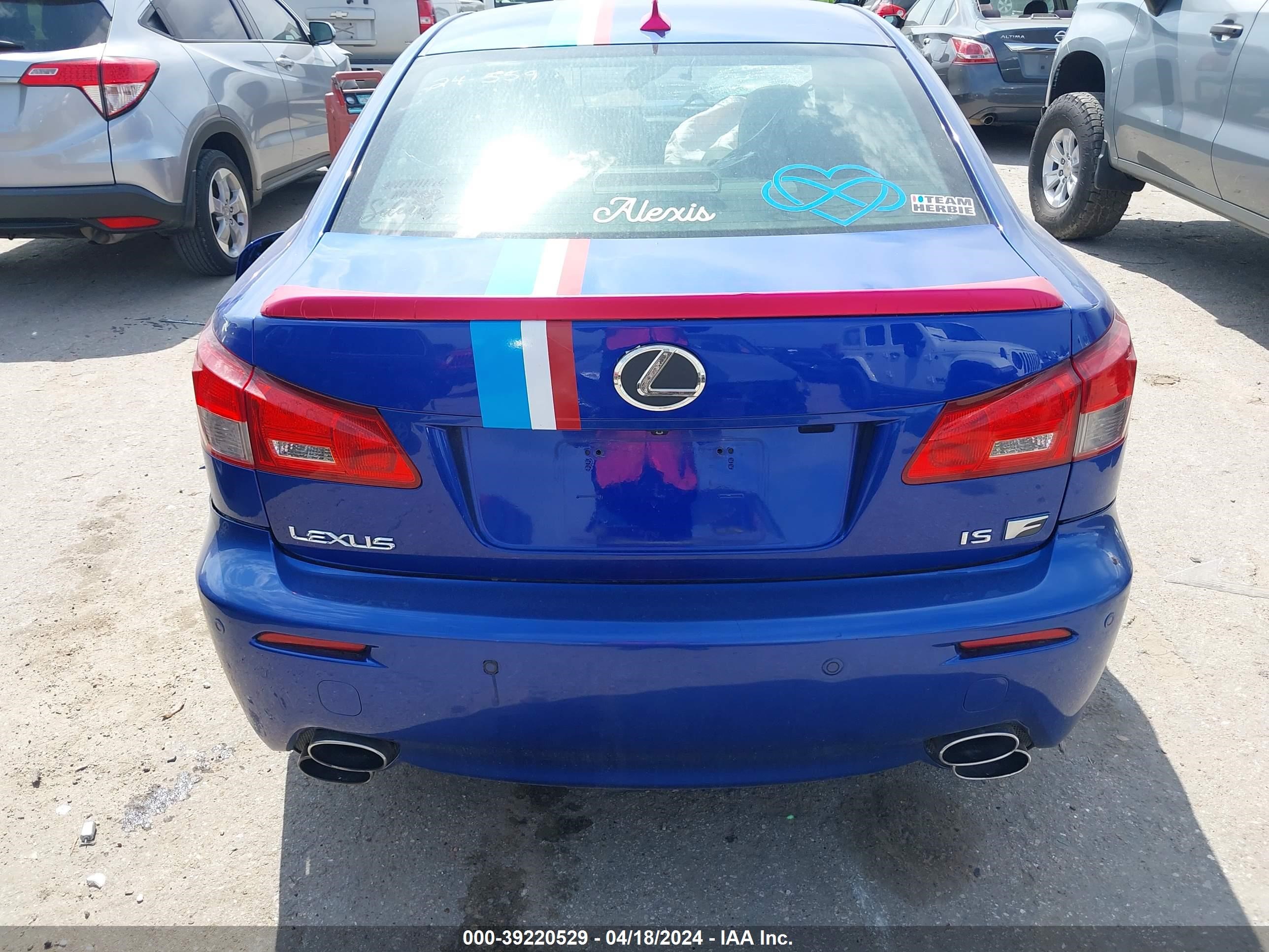 Photo 15 VIN: JTHBP262085004135 - LEXUS IS F 