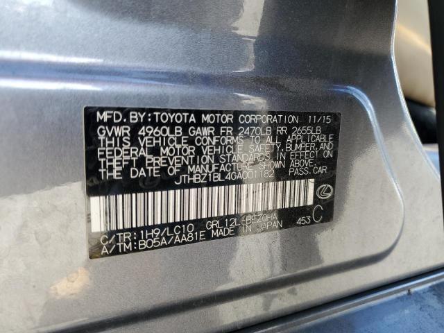 Photo 11 VIN: JTHBZ1BL4GA001182 - LEXUS GS 350 BAS 