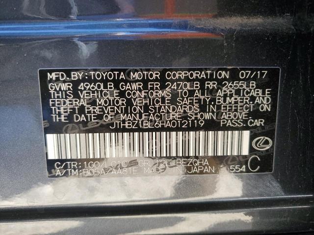 Photo 11 VIN: JTHBZ1BL6HA012119 - LEXUS GS 350 BAS 