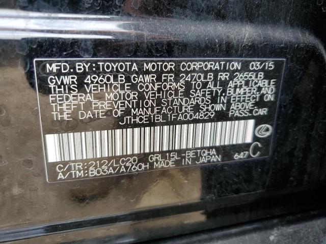 Photo 11 VIN: JTHCE1BL1FA004829 - LEXUS GS 350 