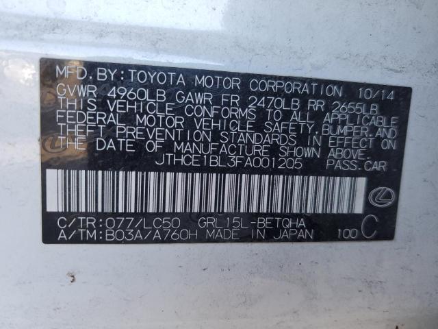 Photo 11 VIN: JTHCE1BL3FA001205 - LEXUS GS 350 