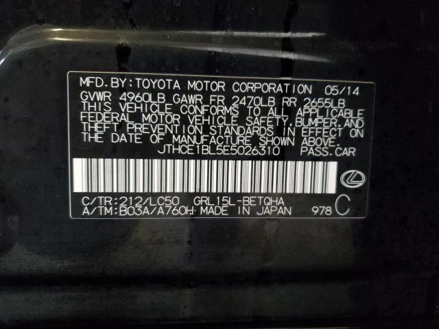 Photo 12 VIN: JTHCE1BL5E5026310 - LEXUS GS 350 