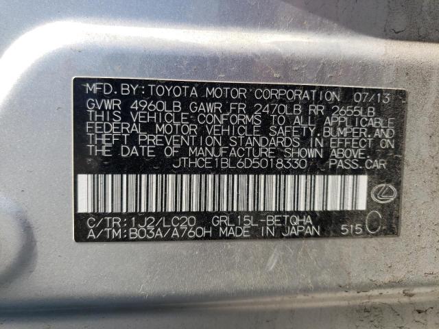 Photo 11 VIN: JTHCE1BL6D5018330 - LEXUS GS 350 