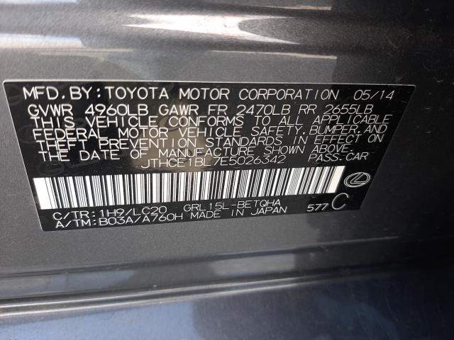 Photo 9 VIN: JTHCE1BL7E5026342 - LEXUS GS 350 