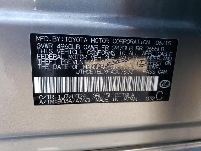 Photo 12 VIN: JTHCE1BLXFA007633 - LEXUS GS350 