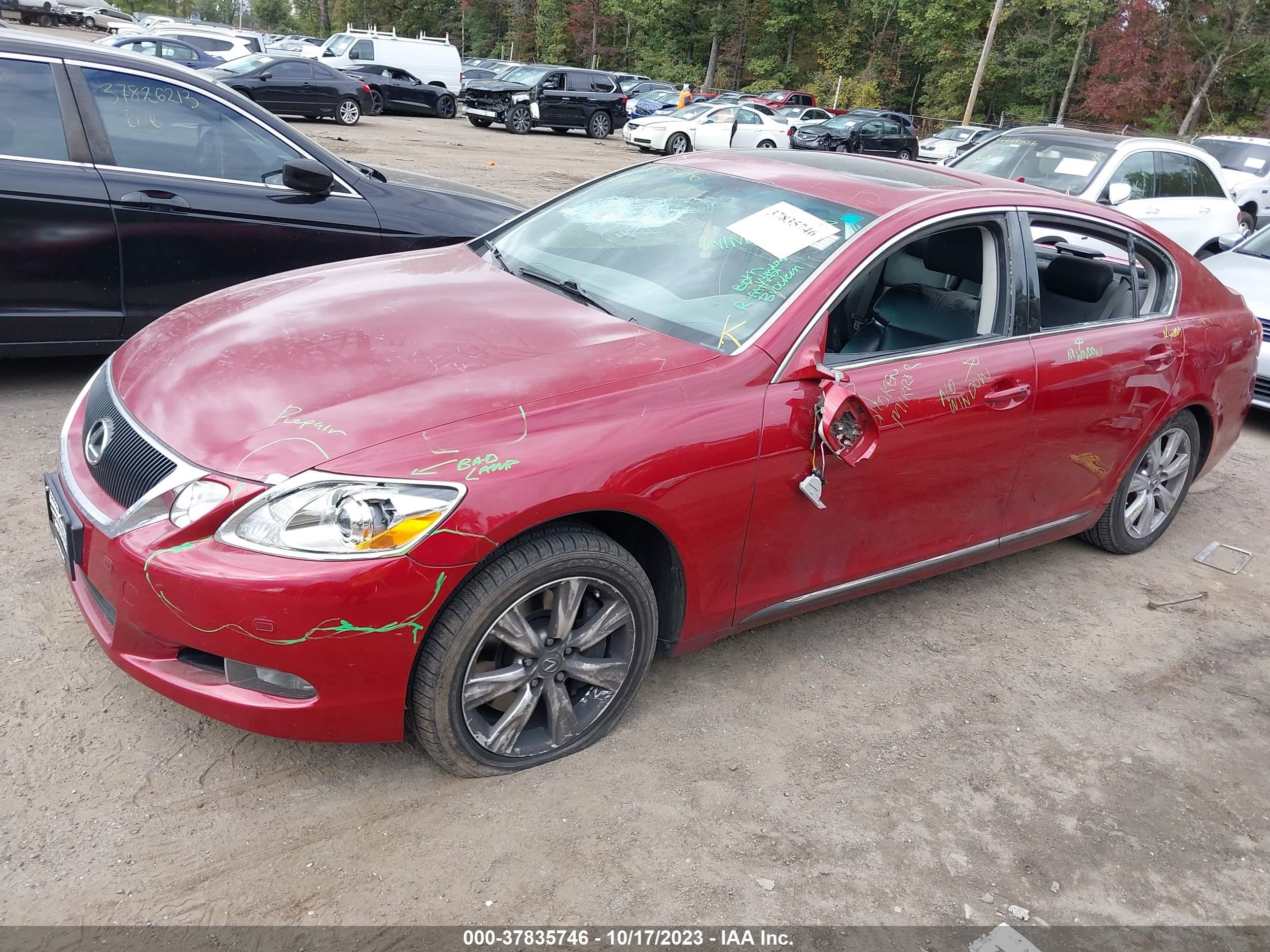 Photo 1 VIN: JTHCE96S380013461 - LEXUS GS 