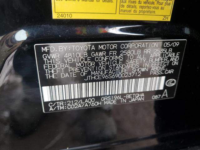 Photo 11 VIN: JTHCE96S690023712 - LEXUS GS350 