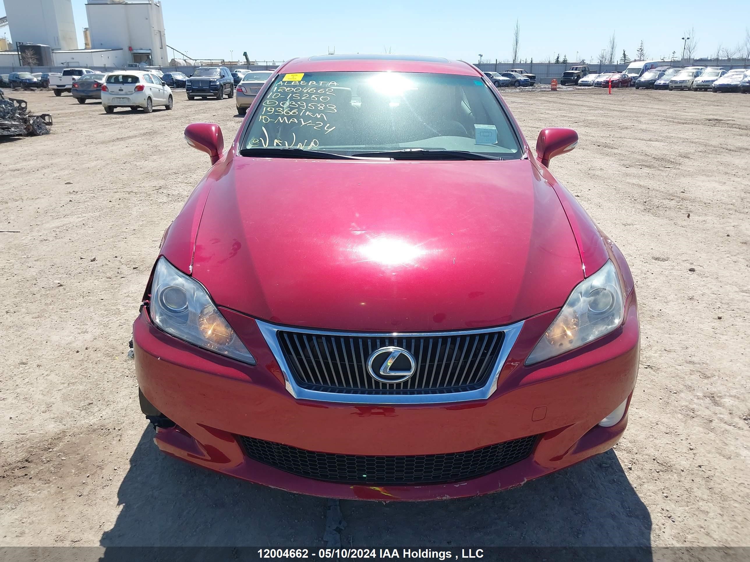 Photo 12 VIN: JTHCF5C20A5039583 - LEXUS IS 