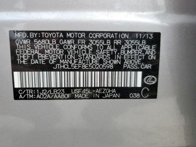 Photo 12 VIN: JTHCL5EF8E5020598 - LEXUS LS460 