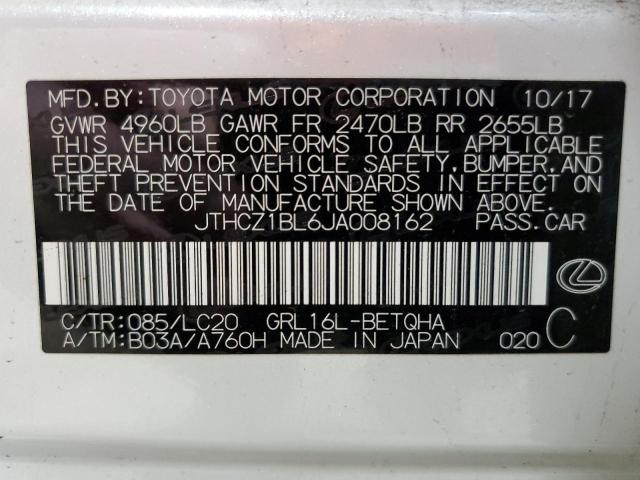 Photo 12 VIN: JTHCZ1BL6JA008162 - LEXUS GS 350 BAS 