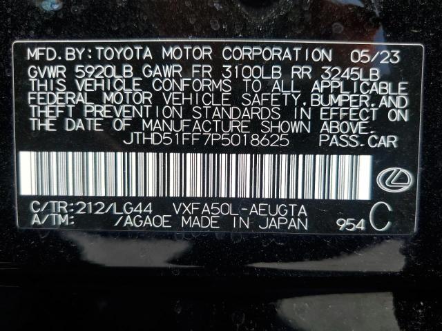 Photo 11 VIN: JTHD51FF7P5018625 - LEXUS LS 500 BAS 