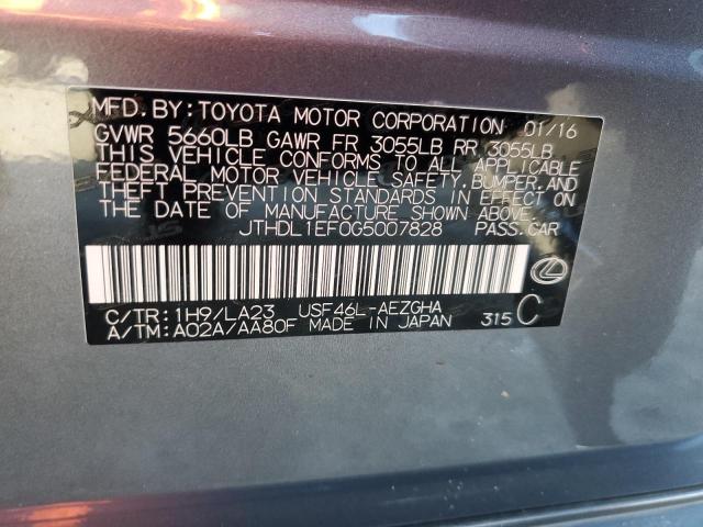 Photo 12 VIN: JTHDL1EF0G5007828 - LEXUS LS460 