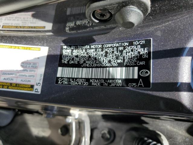 Photo 13 VIN: JTHE3JBH6N2046786 - LEXUS UX 200 BAS 