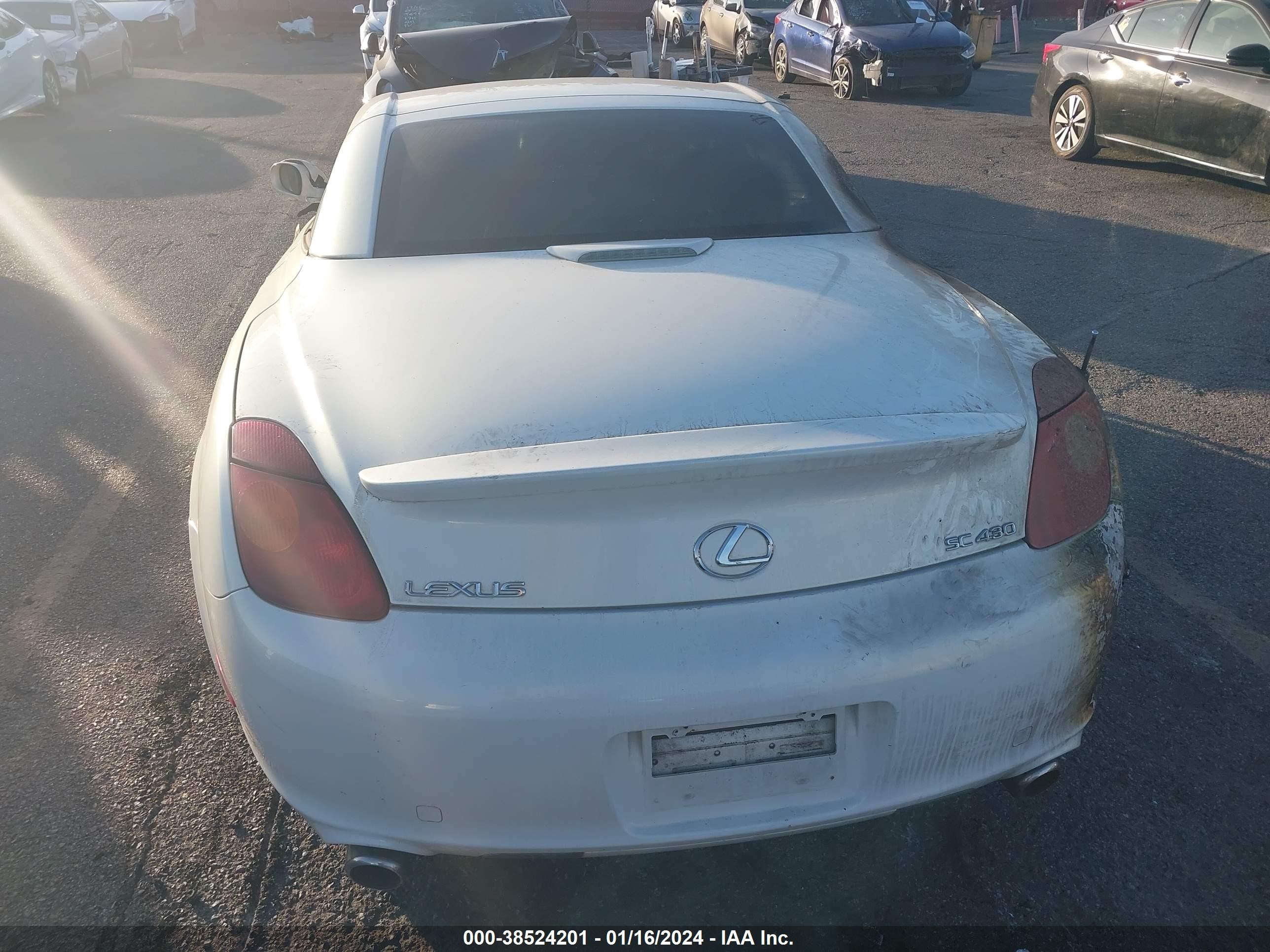 Photo 15 VIN: JTHFN45Y079011277 - LEXUS SC 