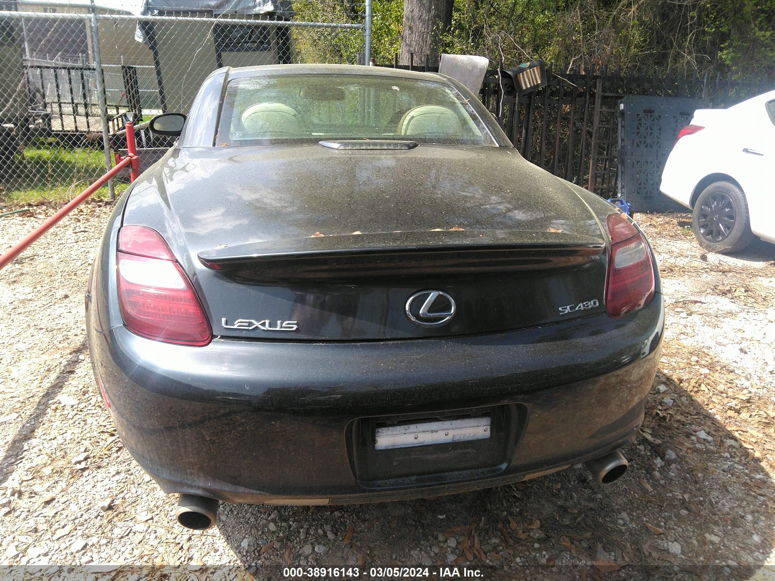 Photo 16 VIN: JTHFN45Y689017120 - LEXUS SC 