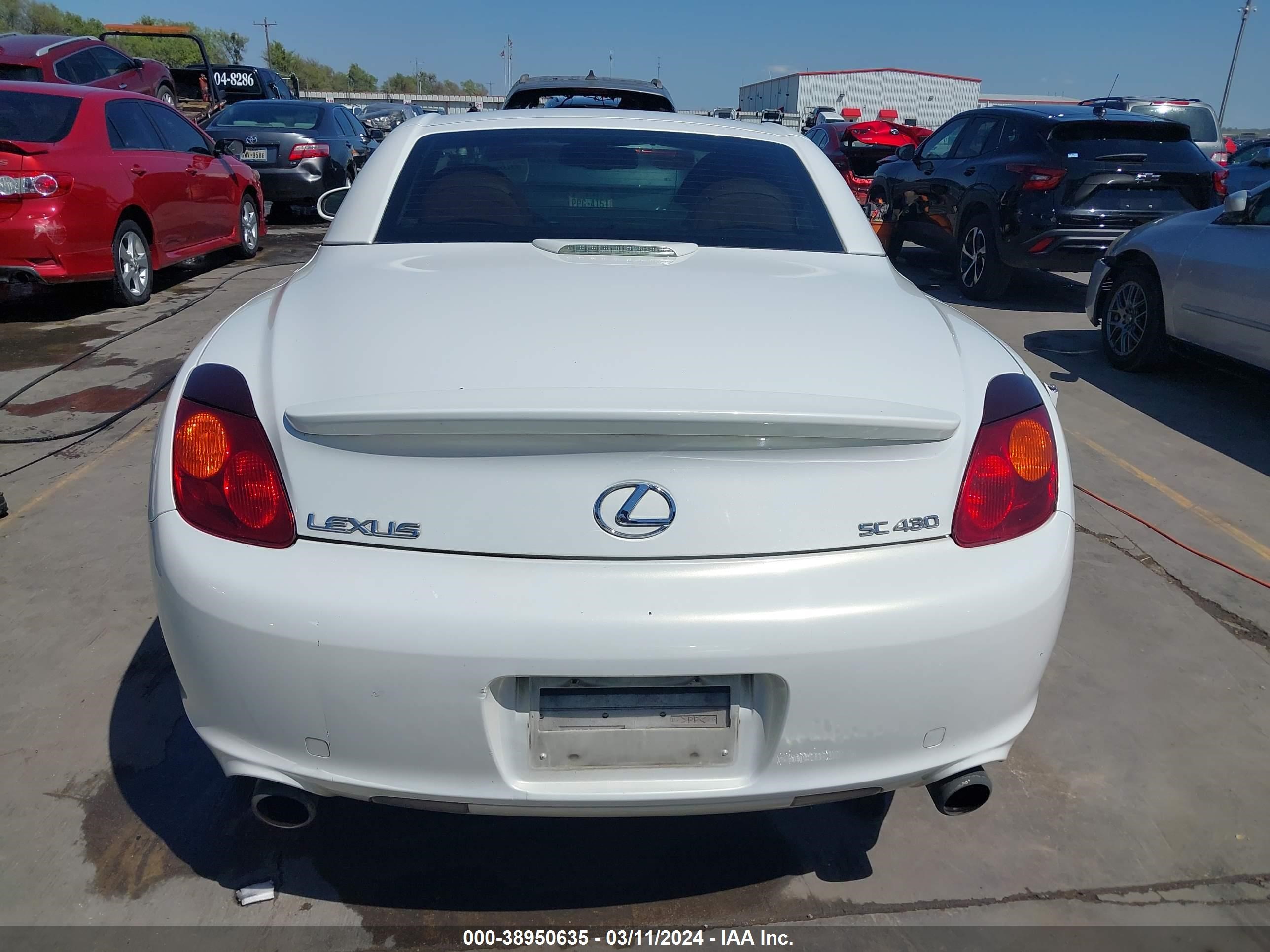 Photo 15 VIN: JTHFN48Y120027951 - LEXUS SC 