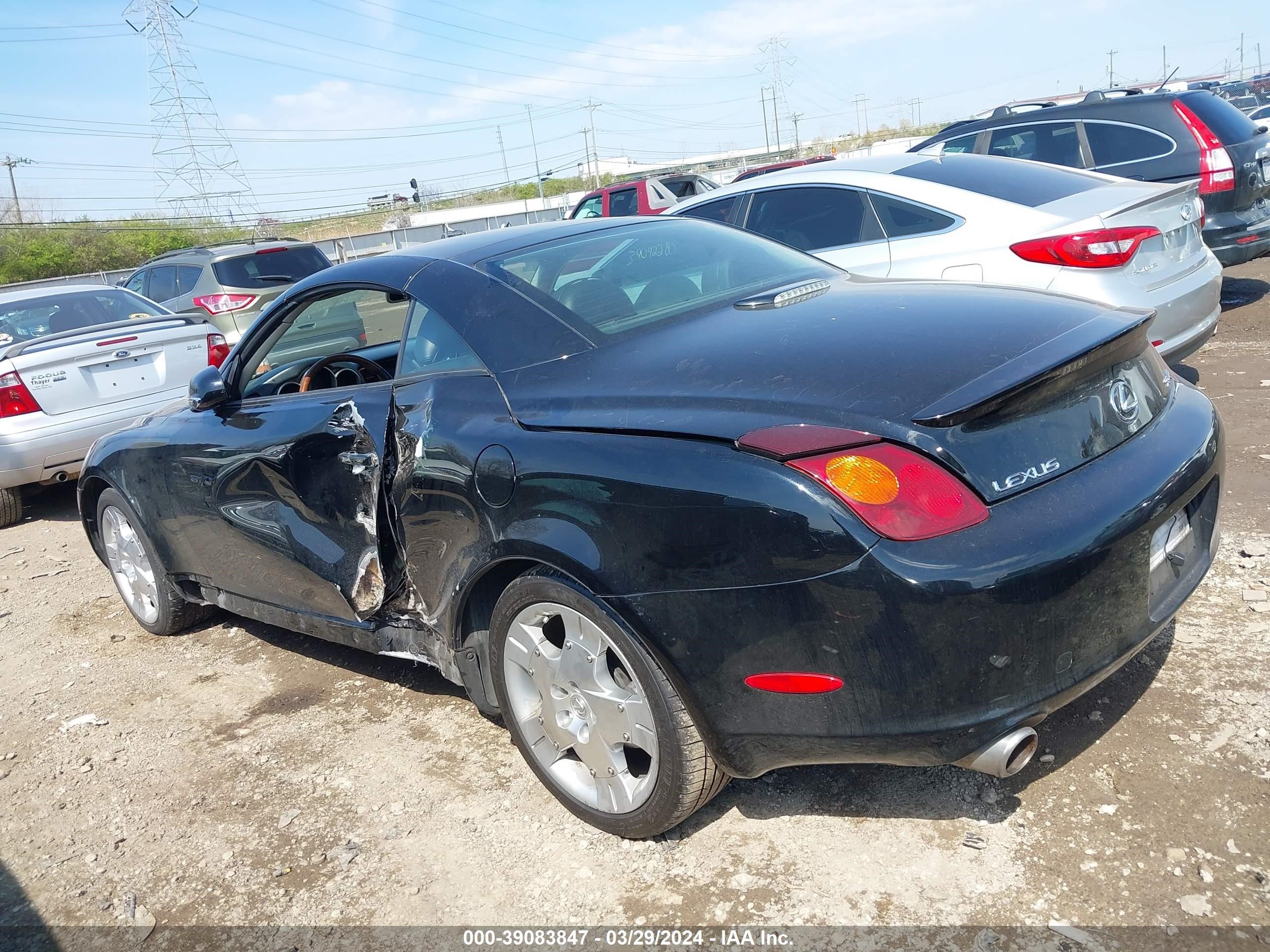 Photo 2 VIN: JTHFN48Y220020300 - LEXUS SC 