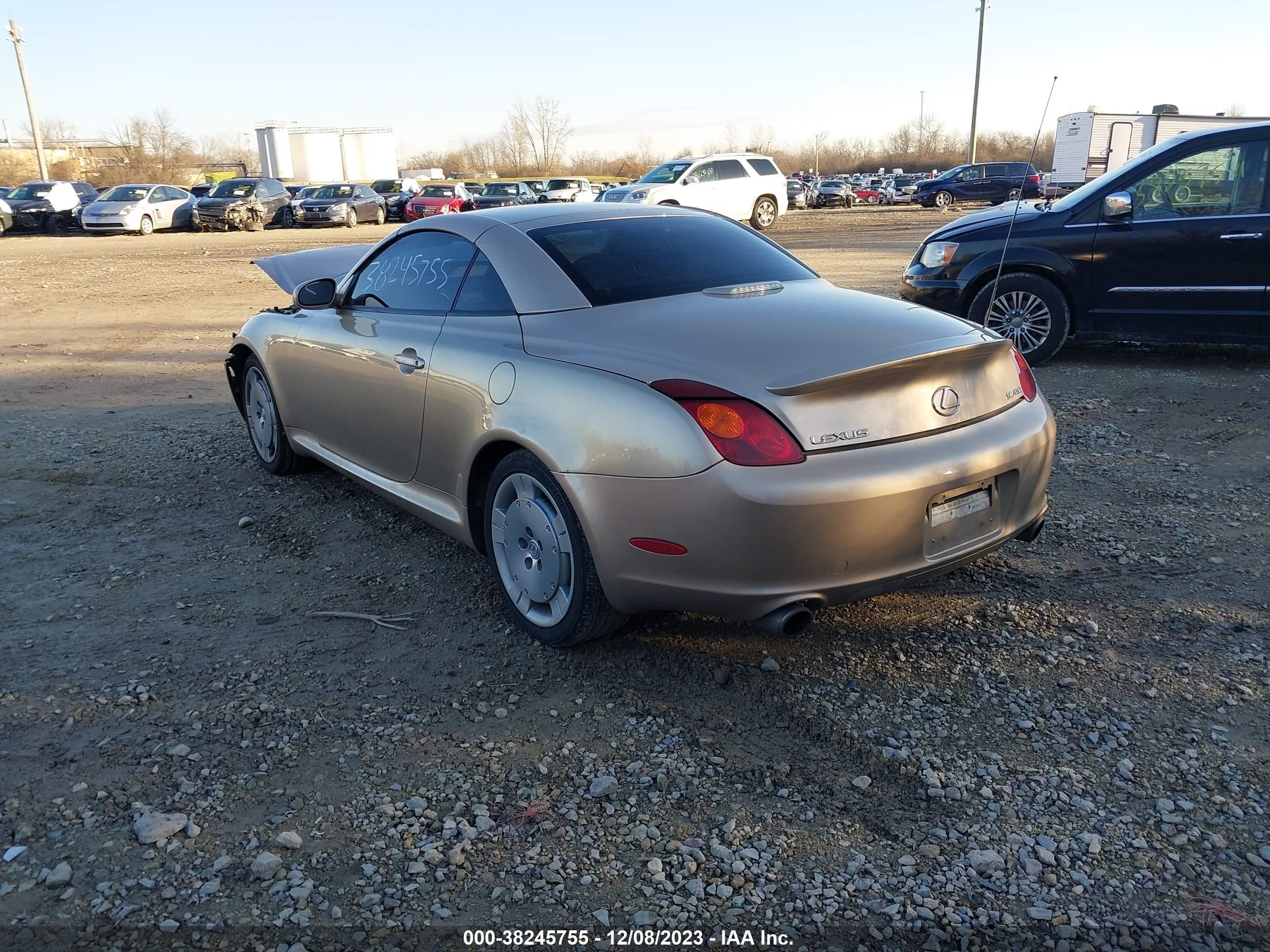 Photo 2 VIN: JTHFN48Y230037843 - LEXUS SC 