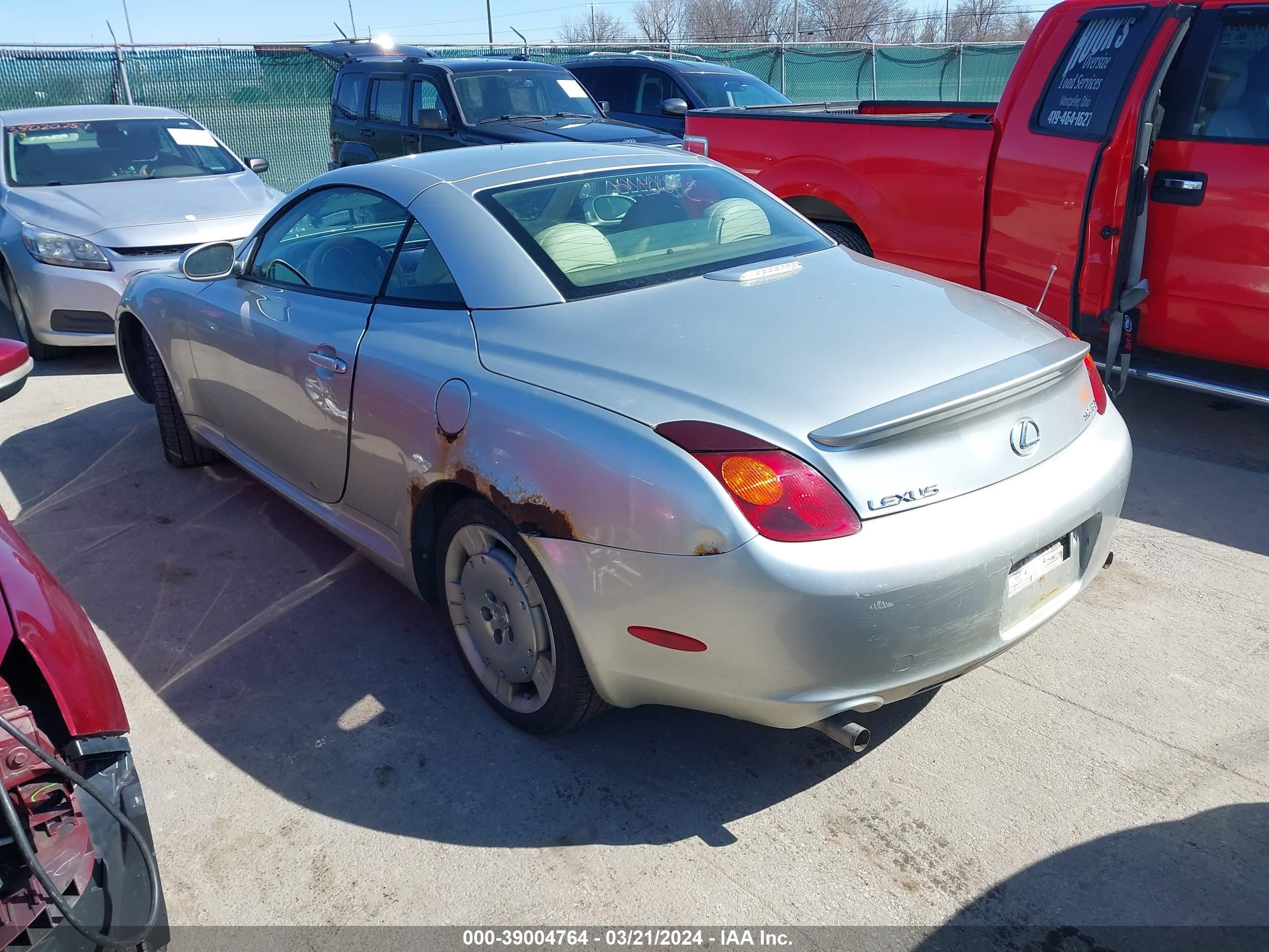 Photo 2 VIN: JTHFN48Y250062079 - LEXUS SC 